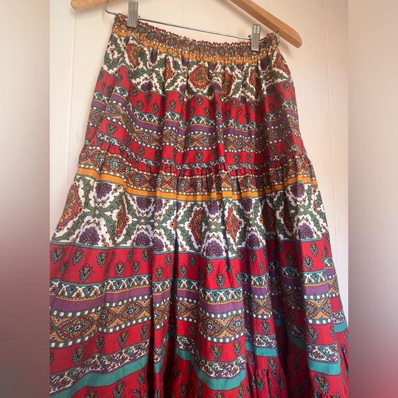 Vintage Tiered Handmade Skirt - Picture 2 of 5